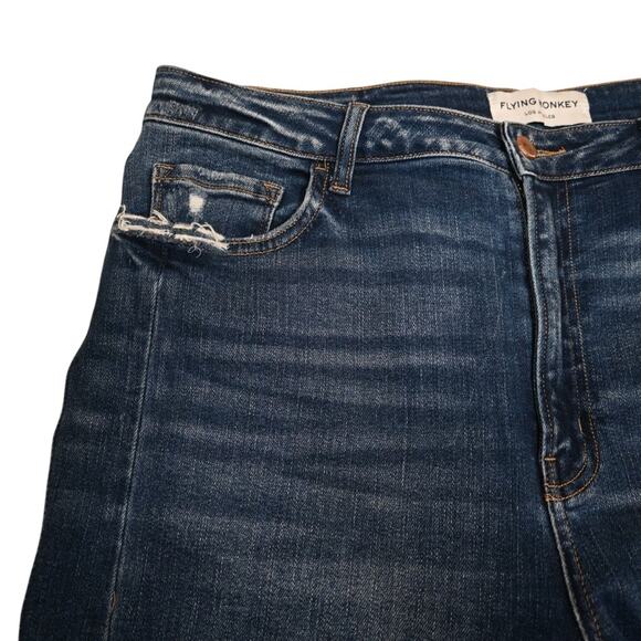 Flying Monkey Women's Blue Boot Cut Jeans - Picture 6 of 11